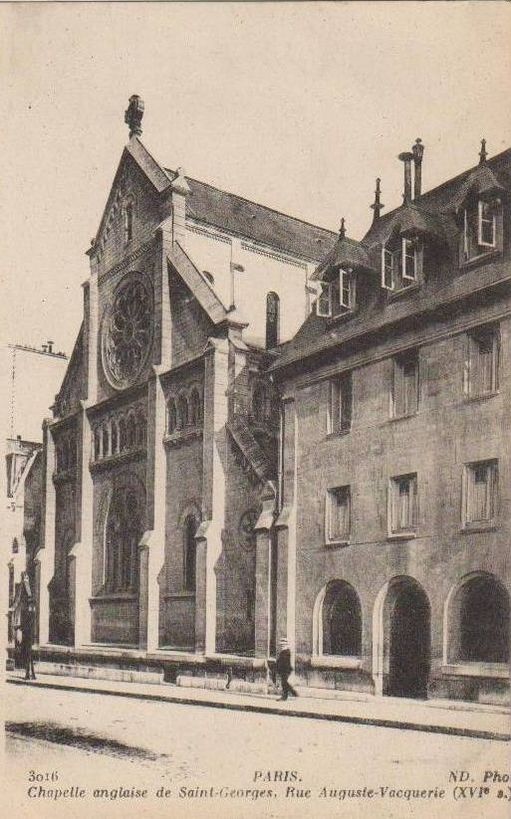 Rue Auguste Vacquerie - Eglise Anglicane